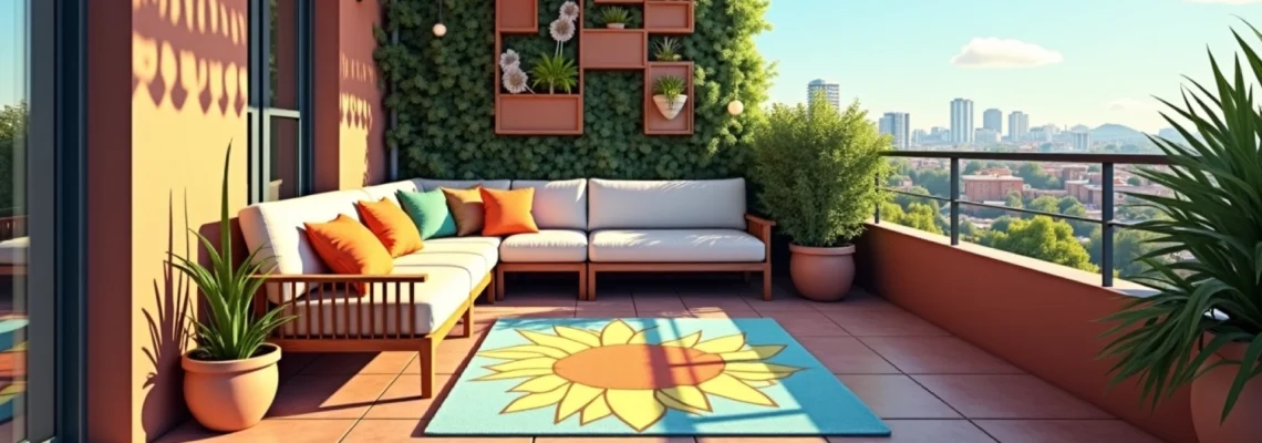 decorar un pequeño espacio exterior